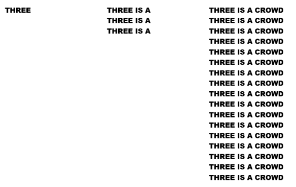 Three