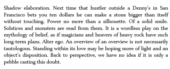 Stone's Shadow image