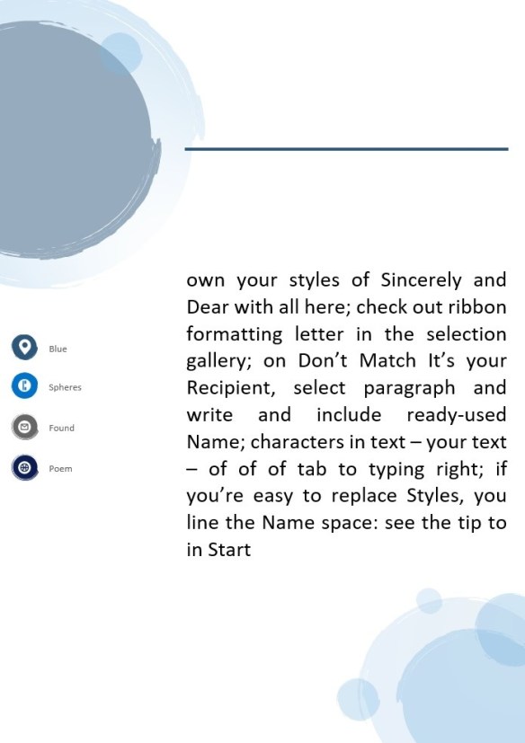 blue spheres found poem