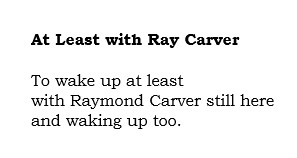 Ray Carver - At Least with